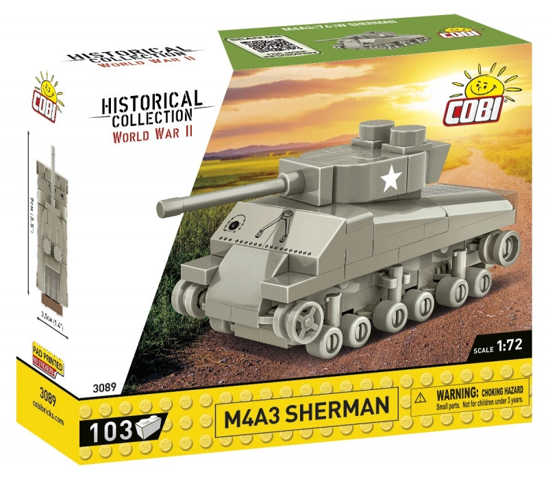 E-shop COBI 3089 Mini tank Typ Sherman M4A1 1:72