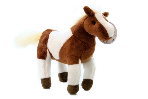 E-shop Plyšový kôň hnedorýdzosivý 23 cm