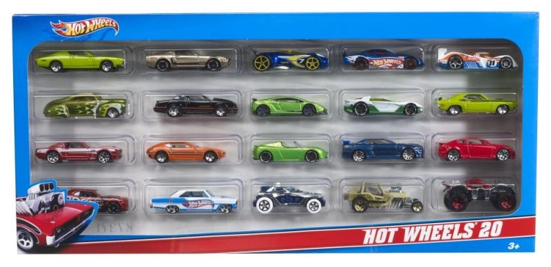 Hot Wheels Hot Wheels Dvadsaťbalenie vozidiel