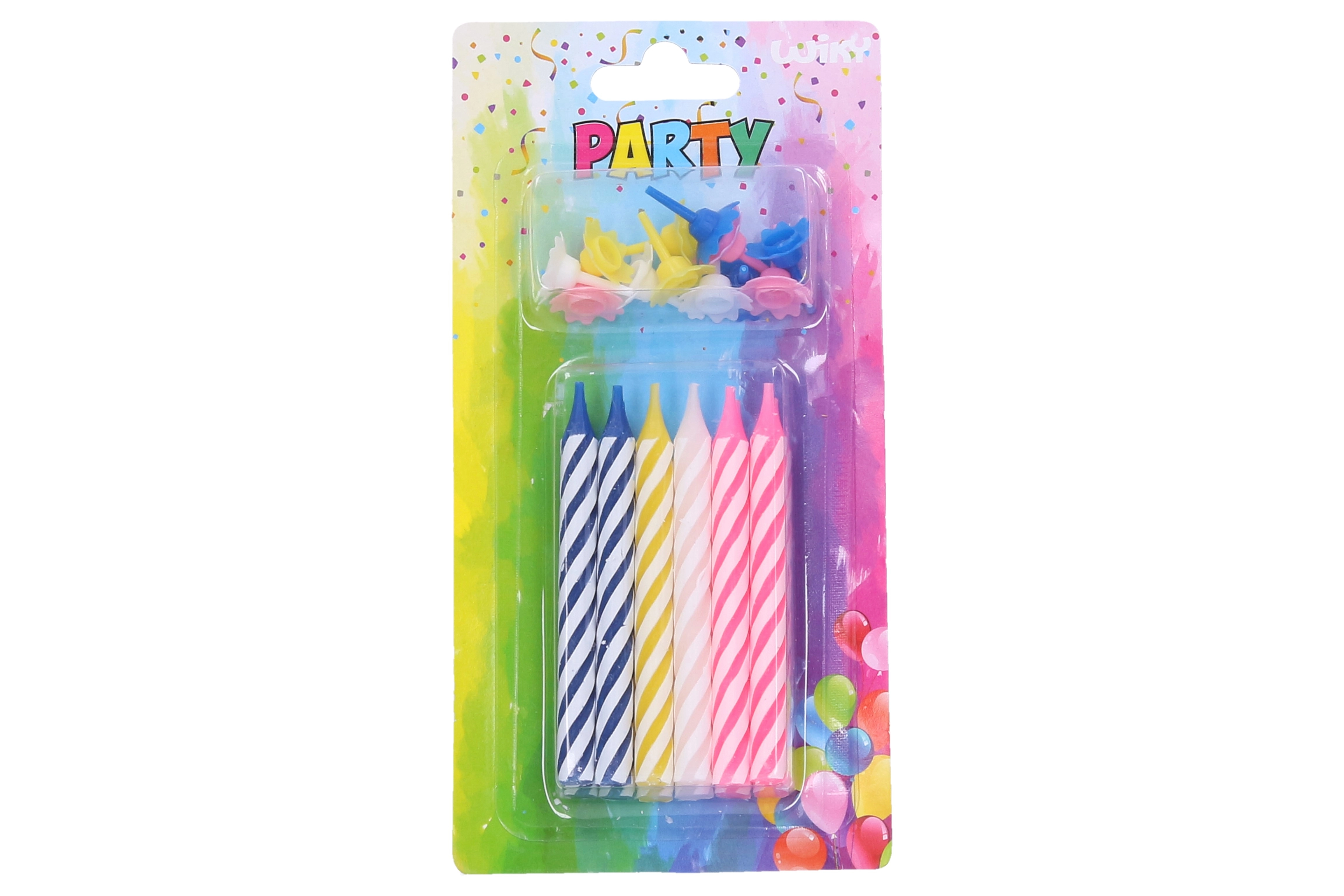 Jumbo sviečky s držiakmi v rôznych farbách