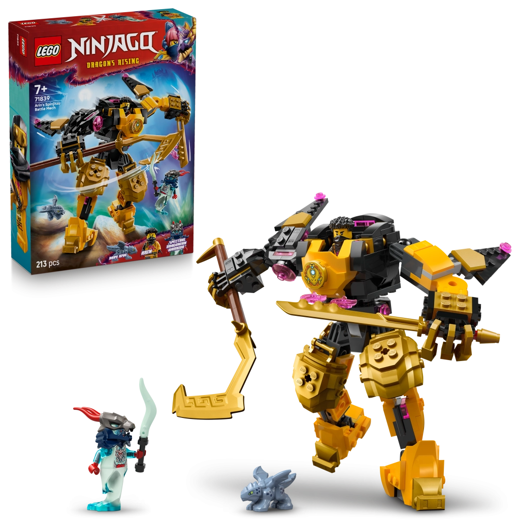 LEGO Ninjago Arin a bojový robot Spinjitzu