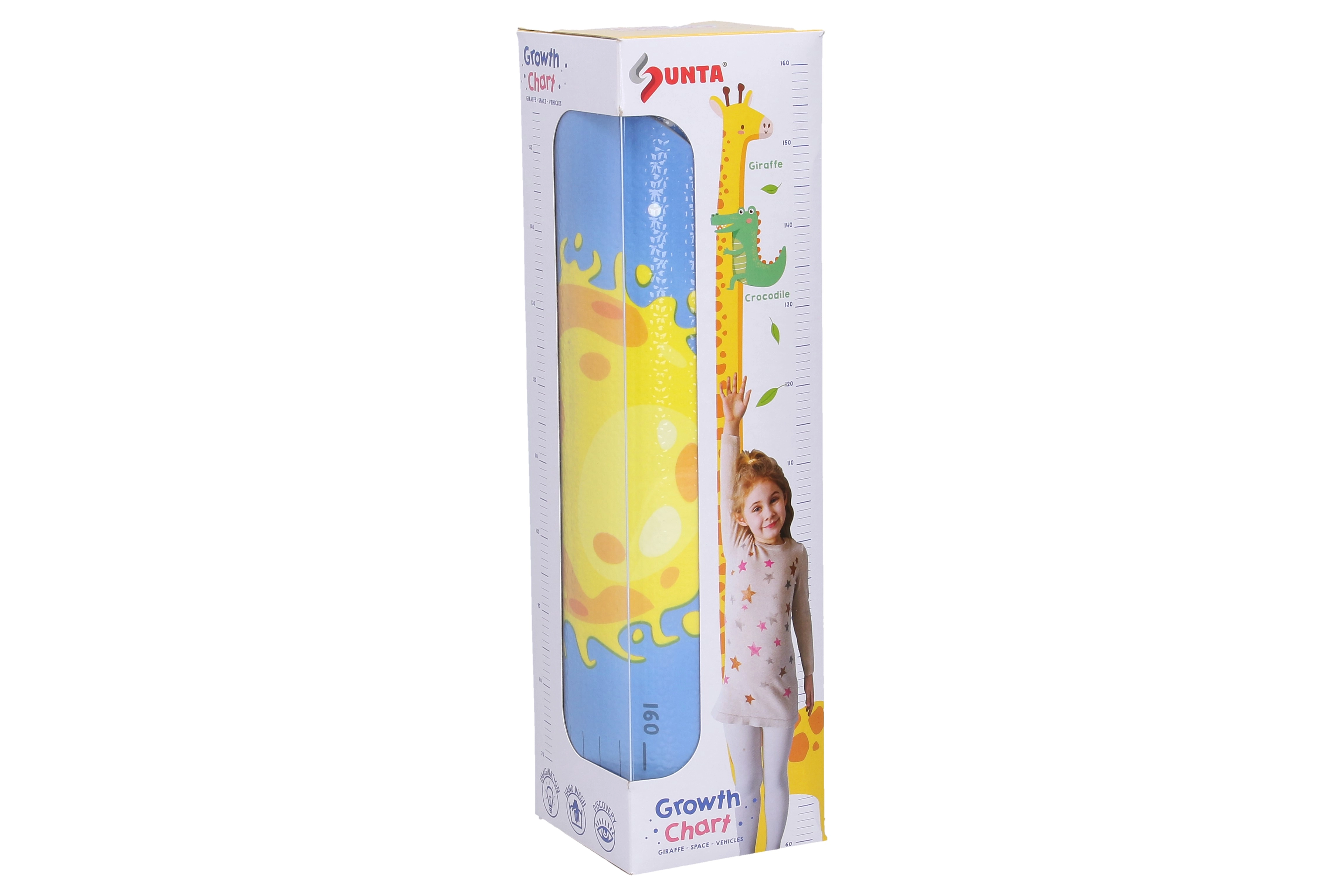 Wiky detský meter na stenu penový vesmír 120 cm