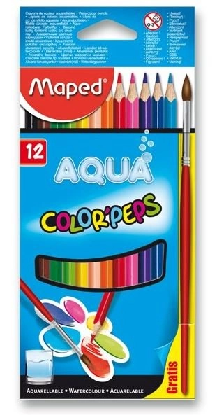 E-shop Faber Castell Pastelky Akvarelové Colour Grip 12 Farebný Set + 2 Popisovače Grip