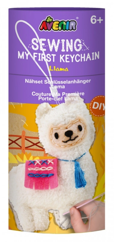Kreatívna sada Uši si prívesok na kľúče - Lama