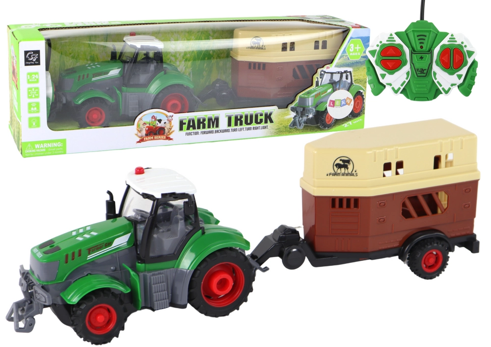 Zábavný RC Traktor s Prívesom