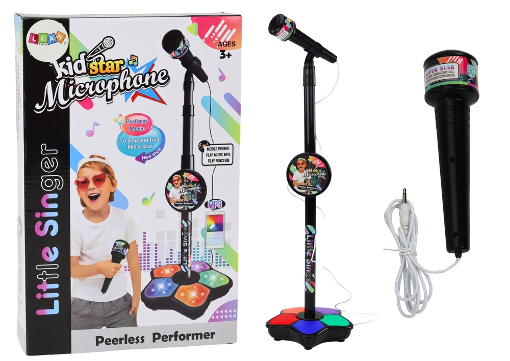 E-shop LEAN Toys so stojanom nastaviteľný čierny