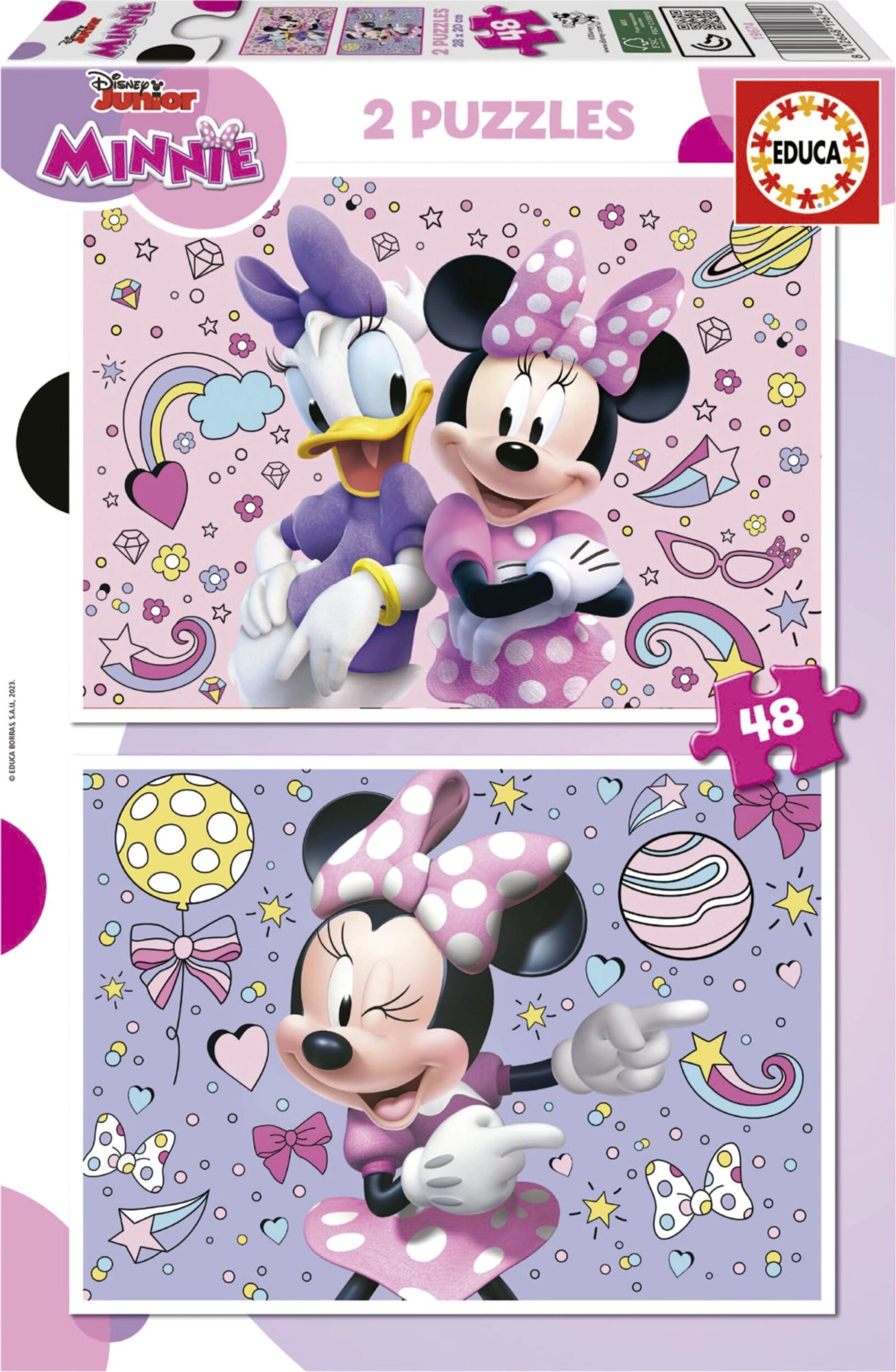 E-shop Educa Minnie od 4 rokov 2 x 48 dielov