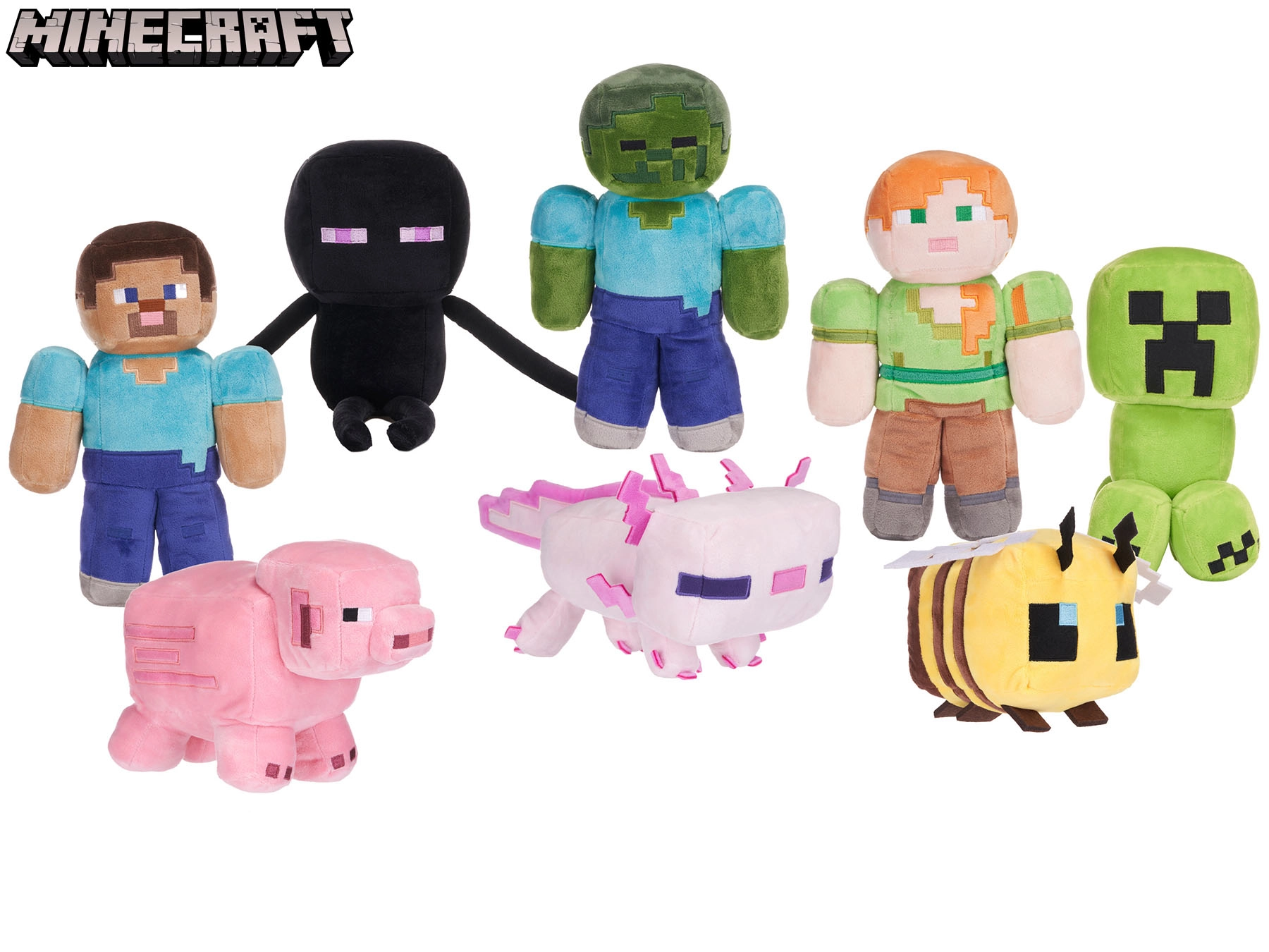 Plyšové postavičky MINECRAFT – mäkučké hračky pre deti a zberateľov