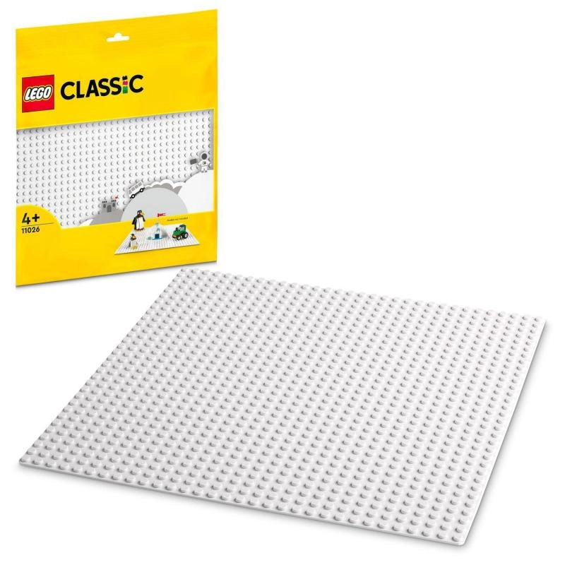 E-shop LEGO® Classic 11026 Biely podkladový panel na stavanie