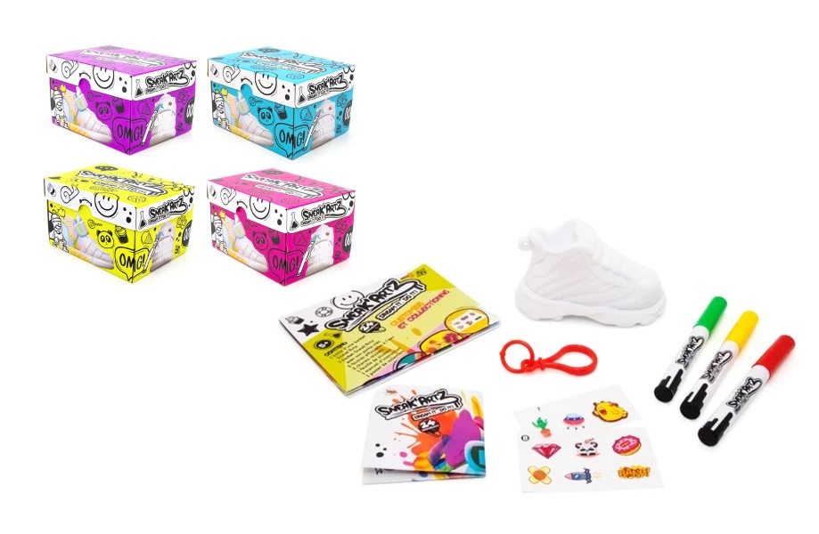 E-shop Sneak Artz kreatívna sada na výrobu mini tenisiek – prívesok