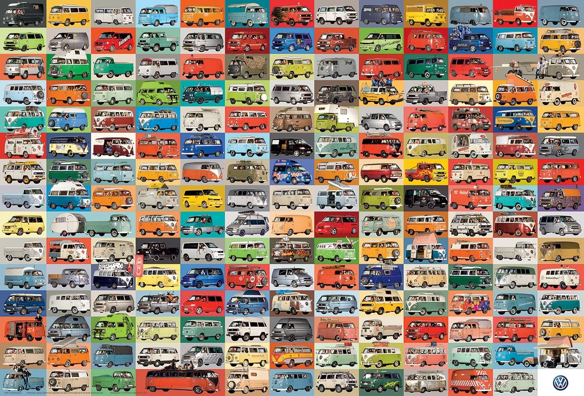 E-shop EUROGRAPHICS Puzzle VW Groovy Bus 2000 dielikov