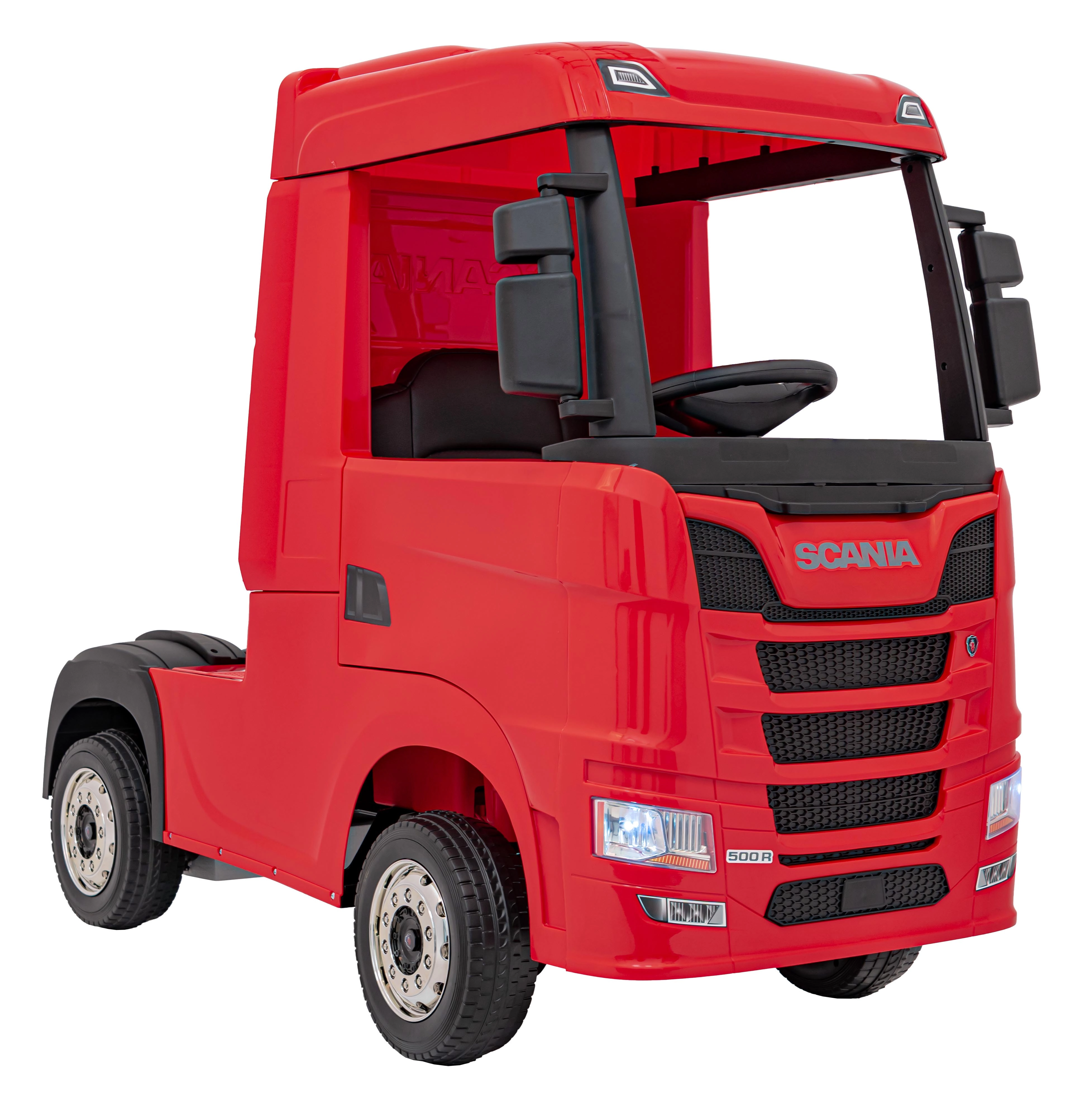 E-shop Detské elektrické nákladné auto SCANIA R‑SÉRIA, červené