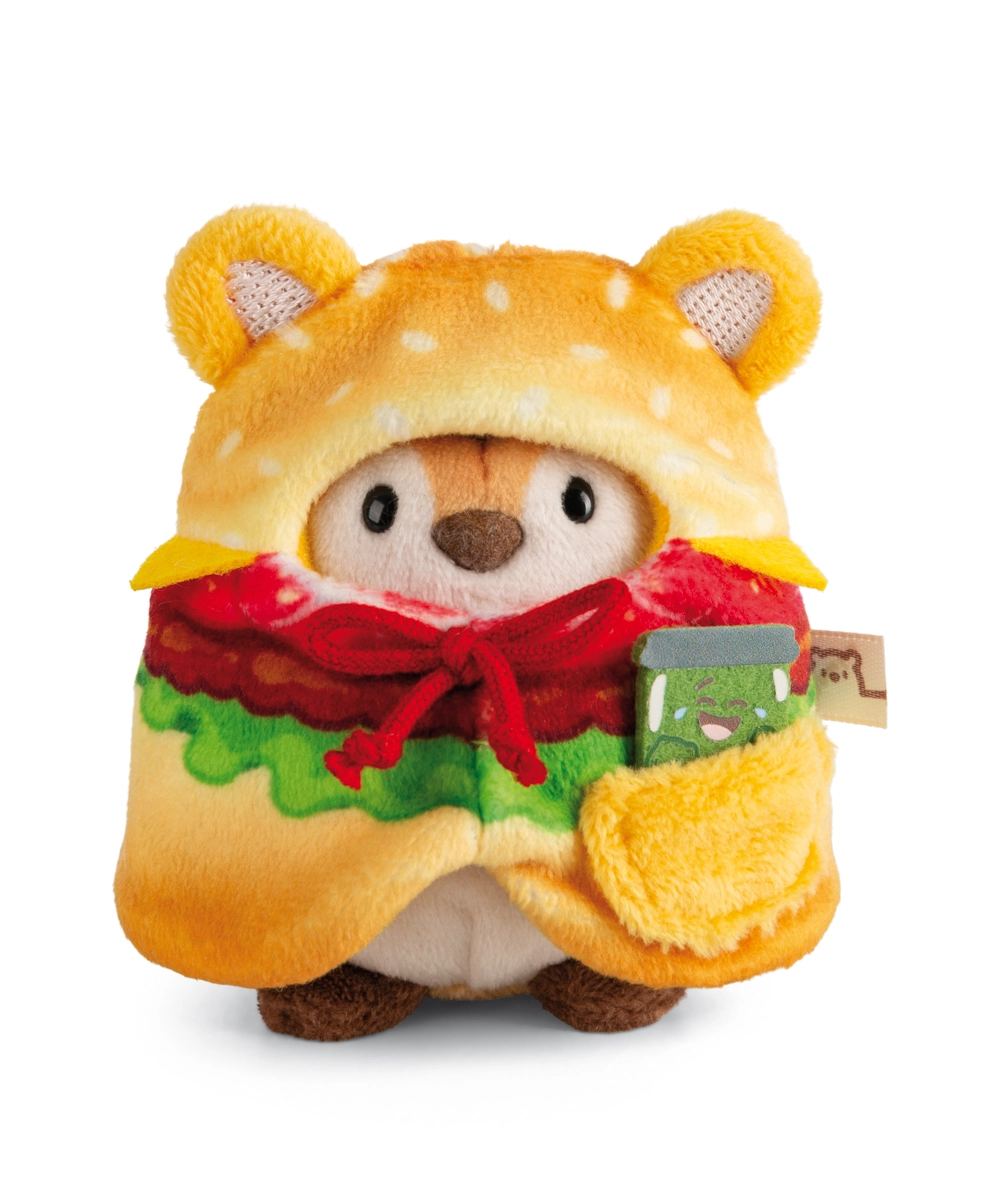 E-shop NICI MyMochi Tiger Tiggy v kostýme hamburger a uhorka set darčekové balenie 8 cm