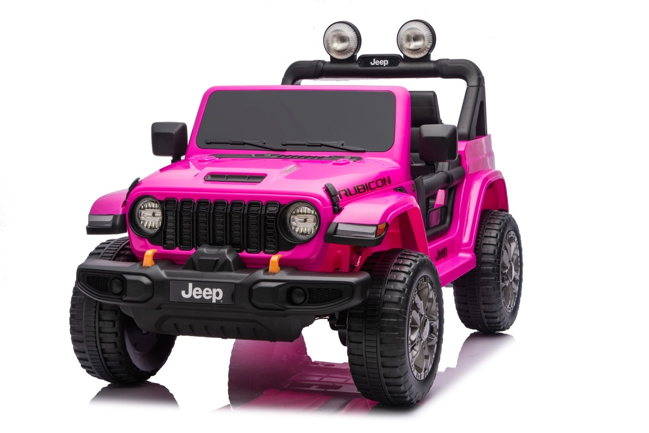 E-shop Ružové elektrické autíčko pre deti Jeep Wrangler Rubicon Lift