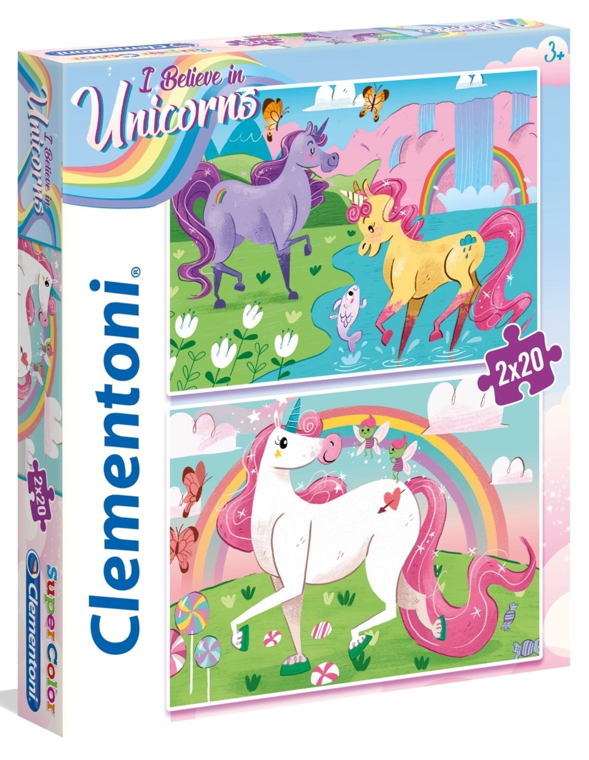 E-shop Clementoni I Believe in Unicorns 2 x 20 dielov