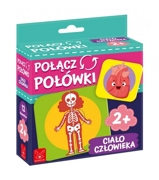 E-shop Spoj polovice – ľudské telo vzdelávacie puzzle