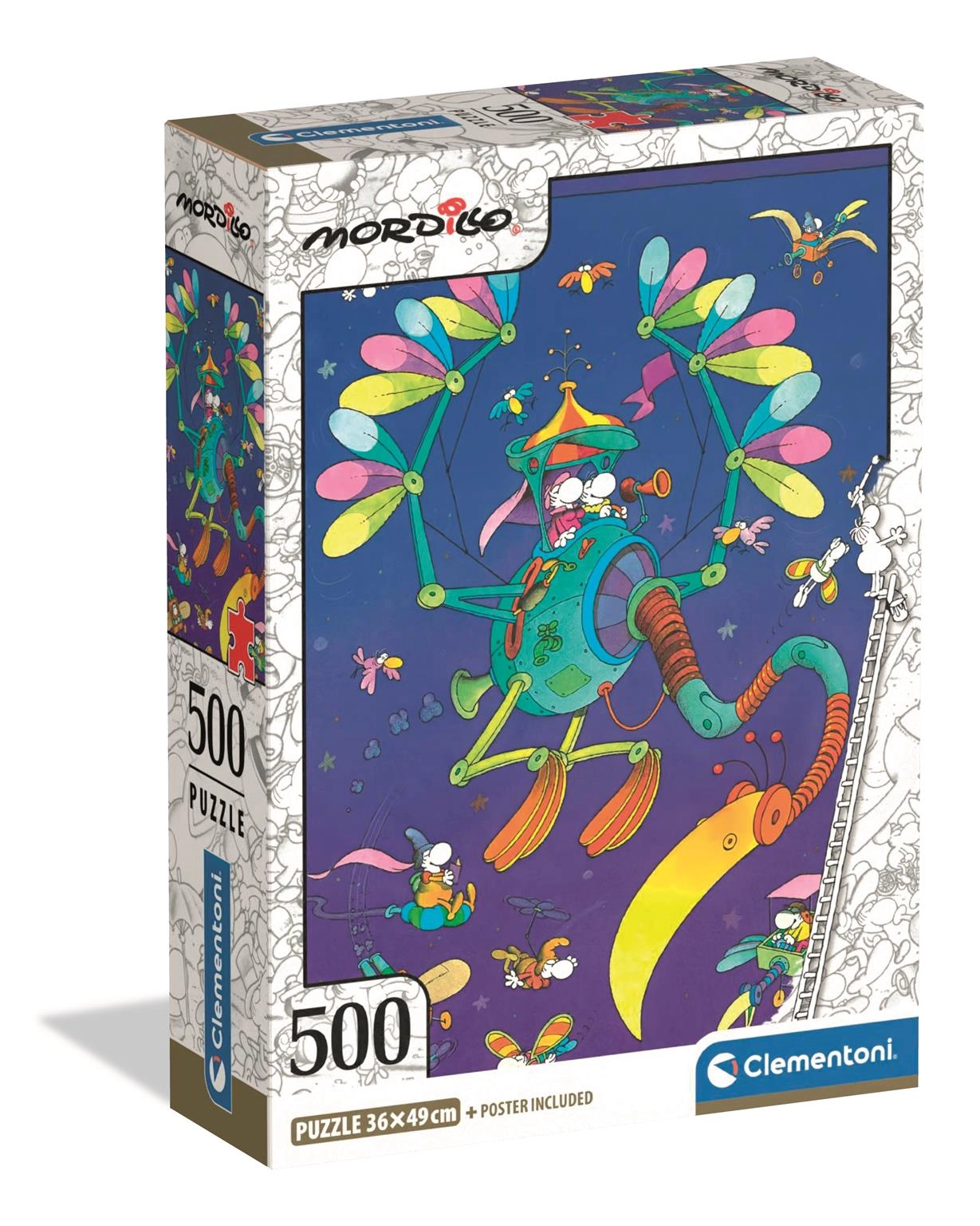 Clementoni Mordillo Cesta 500 dielov