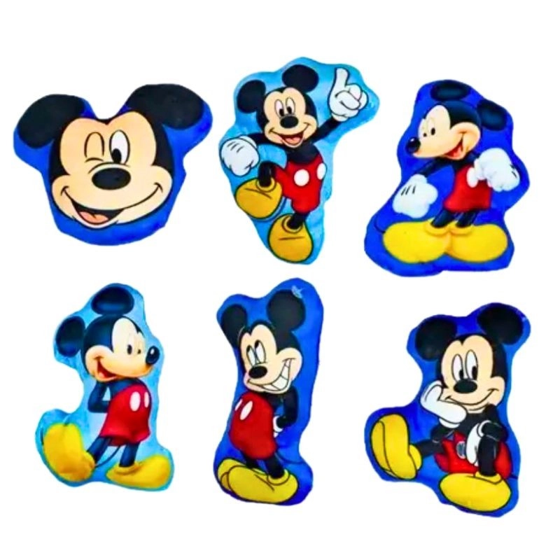 Plyšový vankúšik Mickey Mouse 15 cm (assort) - 1 kus