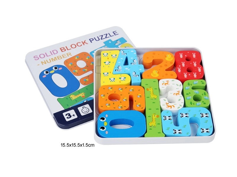 E-shop Drevené puzzle s číslami