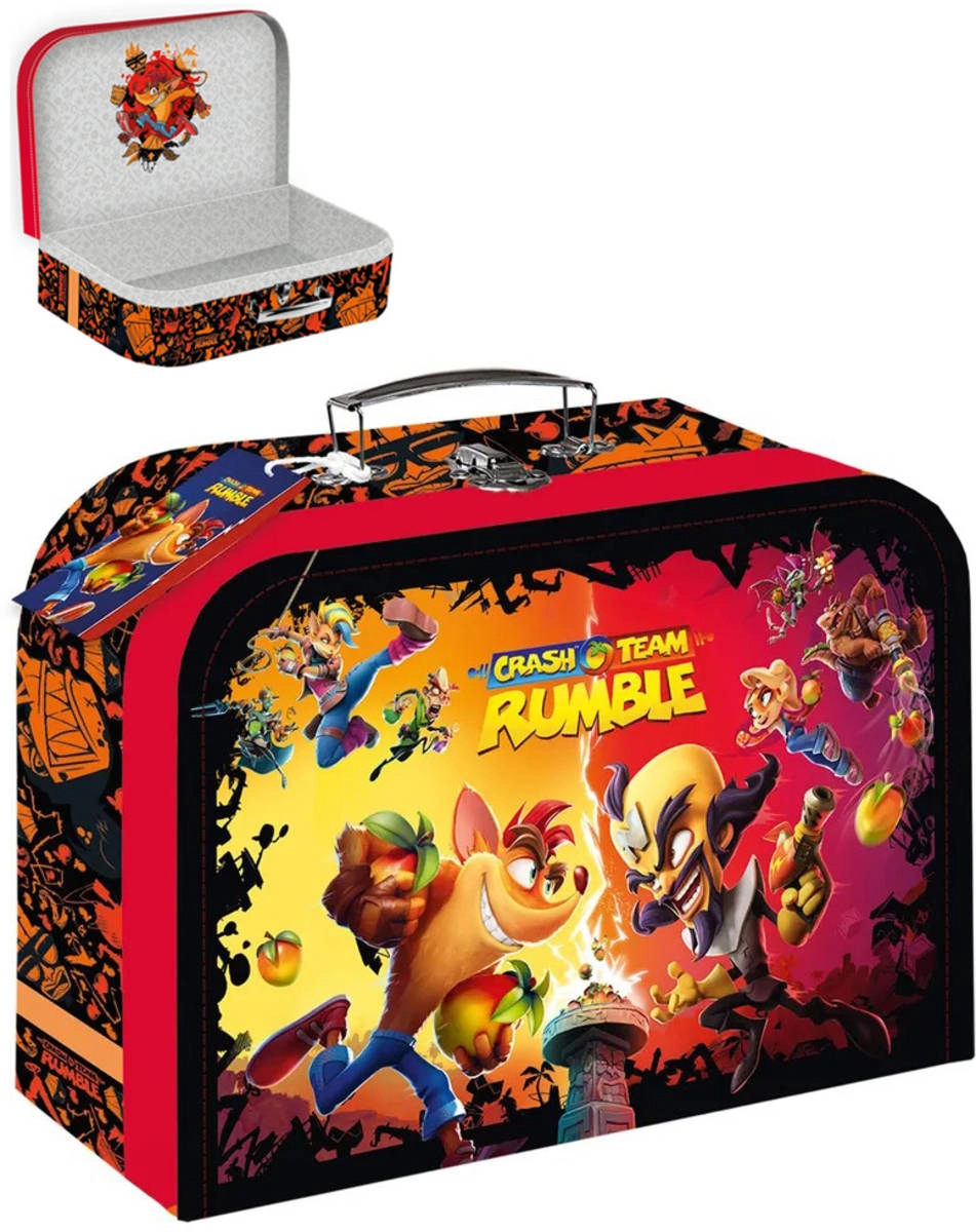 Detský školský kufrík Crash Team Rumble 35 × 25 cm - 1 kus