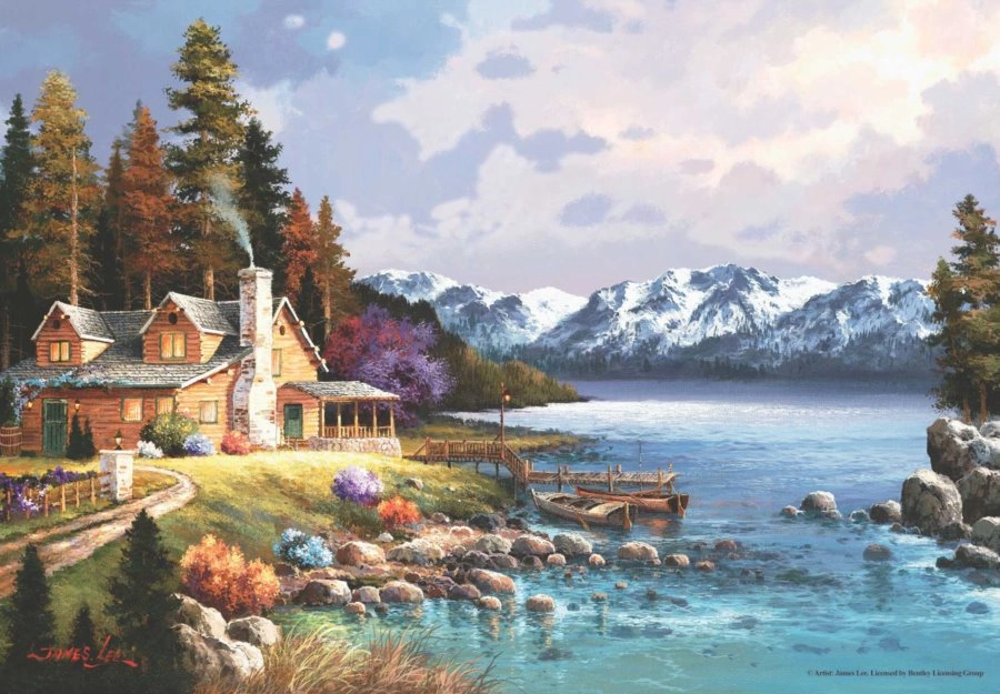 E-shop ANATOLIAN puzzle horská chata, 500 dielikov
