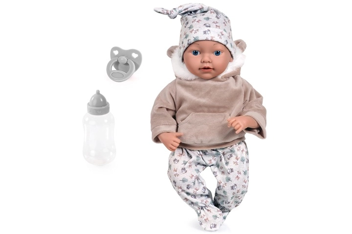 Bayer realistická bábika Reborn s doplnkami 38 cm