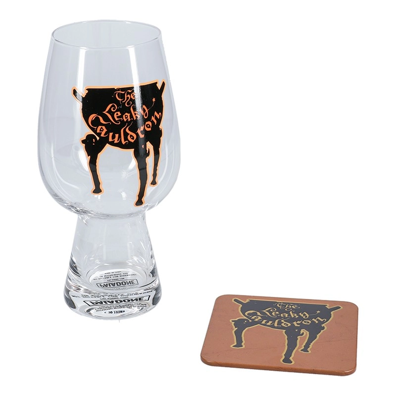 E-shop Súprava pohára a podtácky Deravý kotol Harry Potter