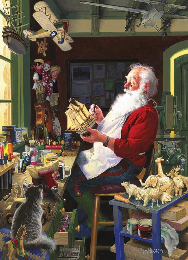 E-shop Puzzle Santova dielňa 500 dielikov Cobble Hill