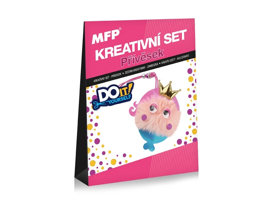 MFP 1042130 Kreatívny set prívesok princezná
