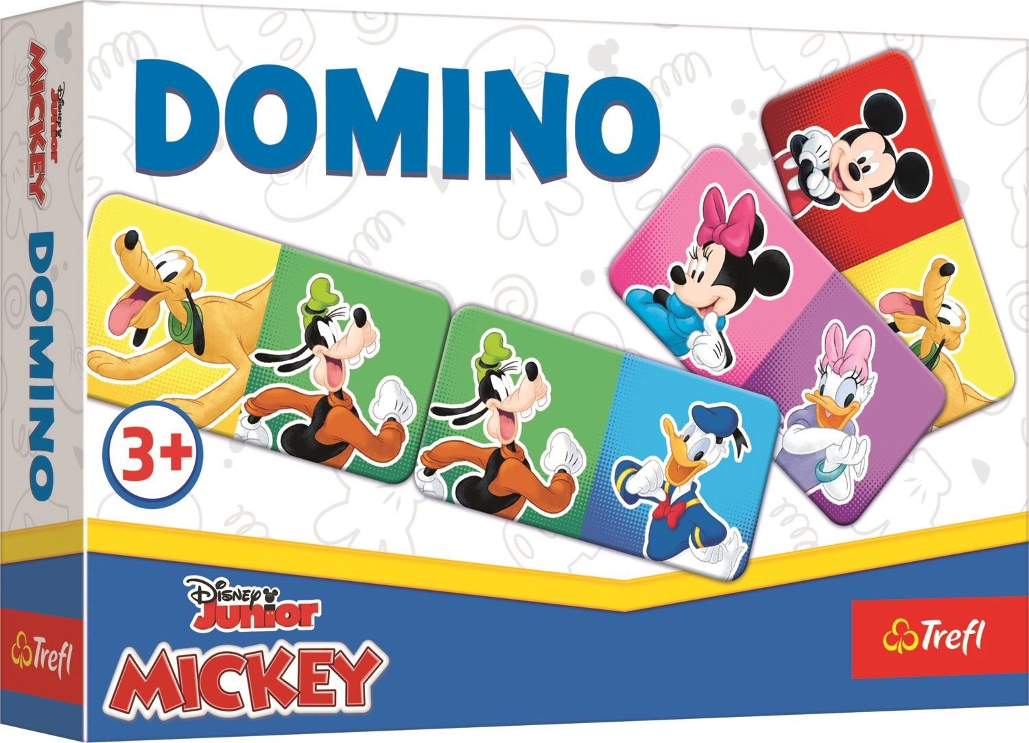 E-shop Trefl Domino papierové Mickey Mouse a priatelia 21 kartičiek
