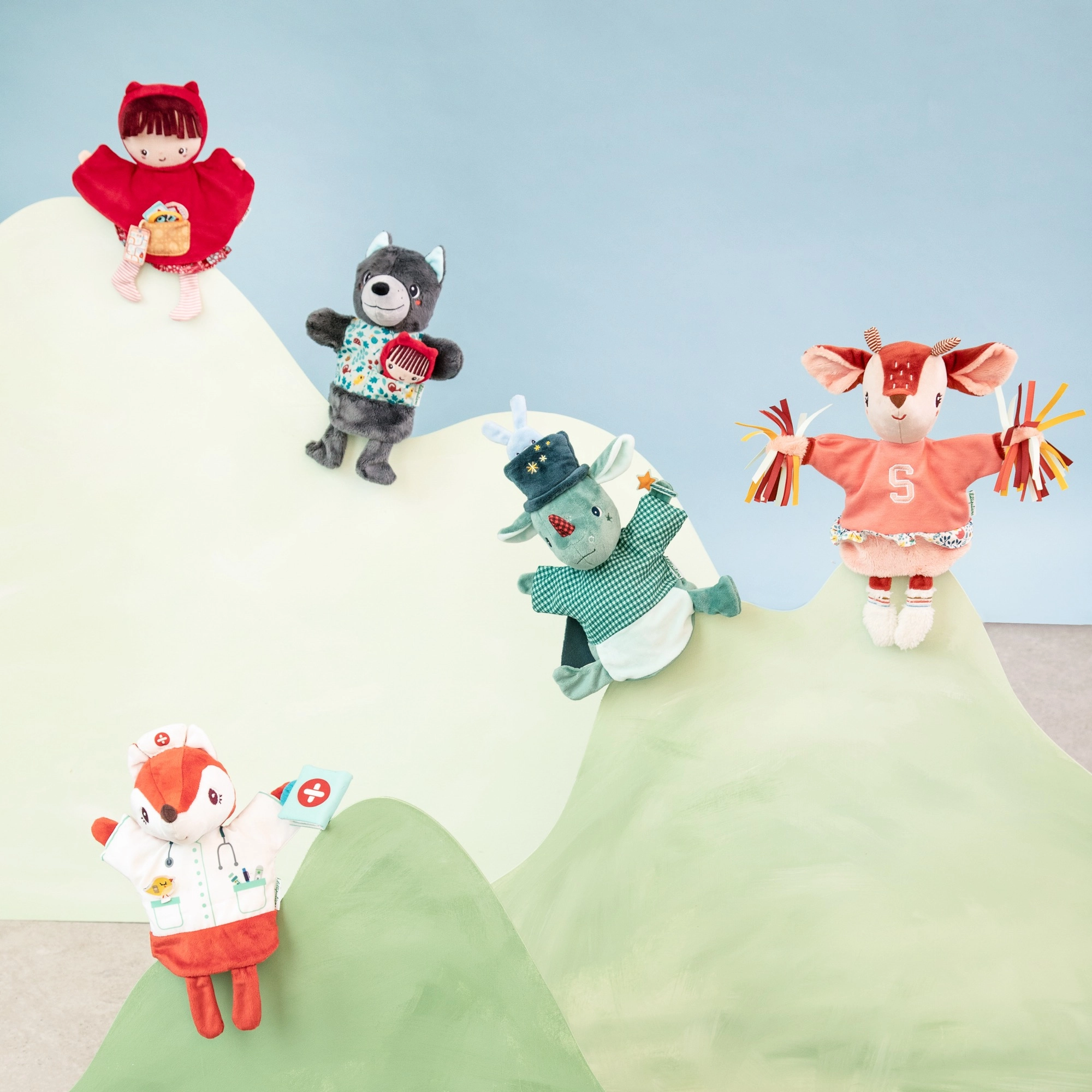 E-shop Lilliputiens maňuška na ruku kúzelník dráčik Joe