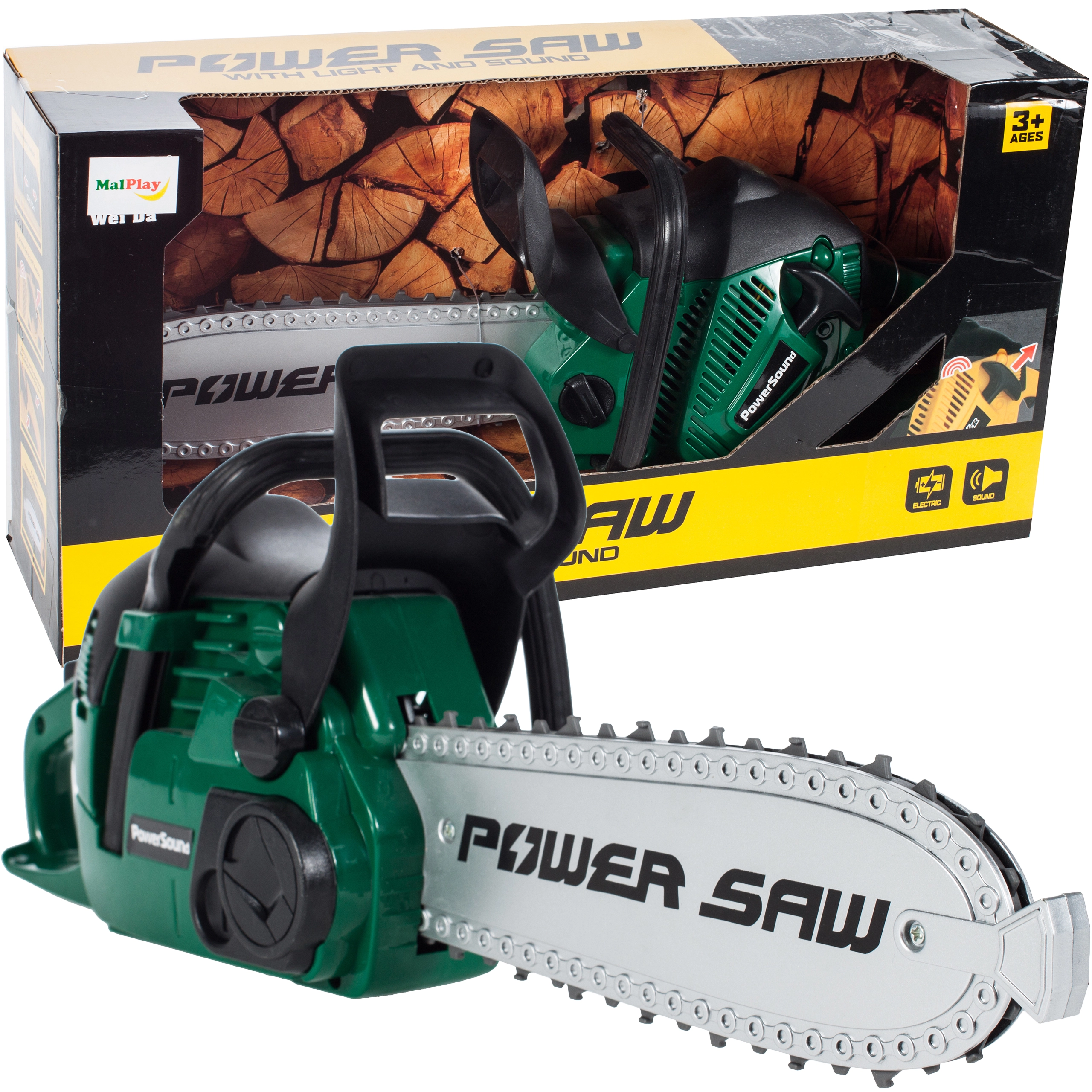 Elektrická detská reťazová píla – hračka