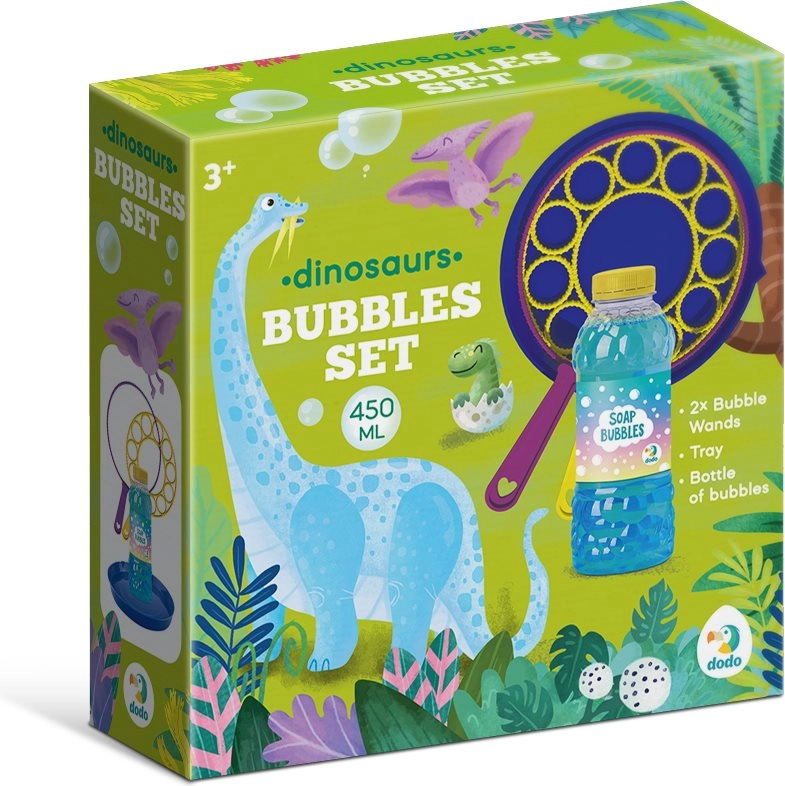 dodo bublifukový set dinosaury 450 ml