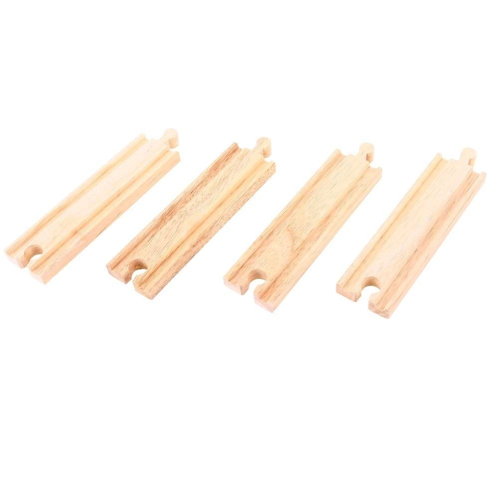 E-shop Stredne rovné koľaje Bigjigs 16cm 4ks