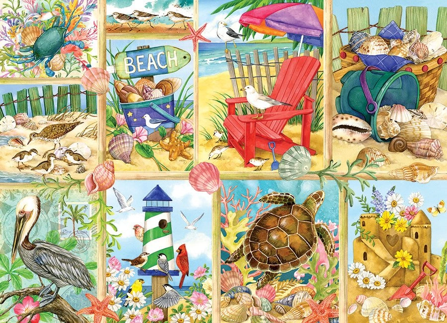Puzzle Deň na pláži 500 dielikov od Cobble Hill