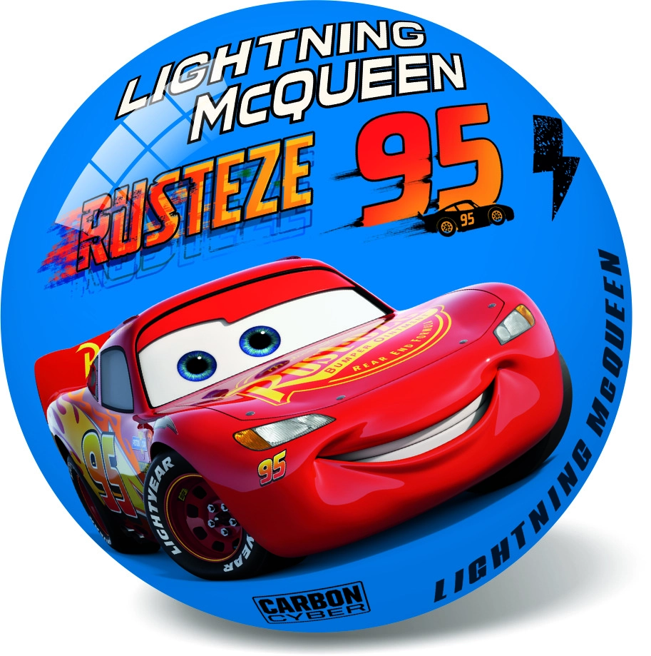 Lopta Disney Cars modrá 14 cm