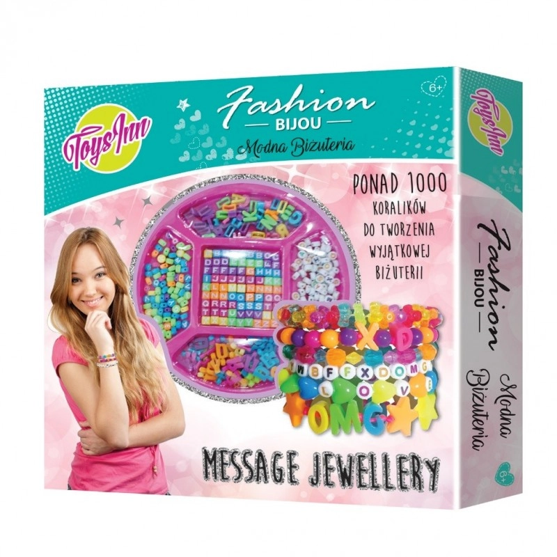E-shop Súprava na výrobu náramkov s písmenkami Message Jewellery