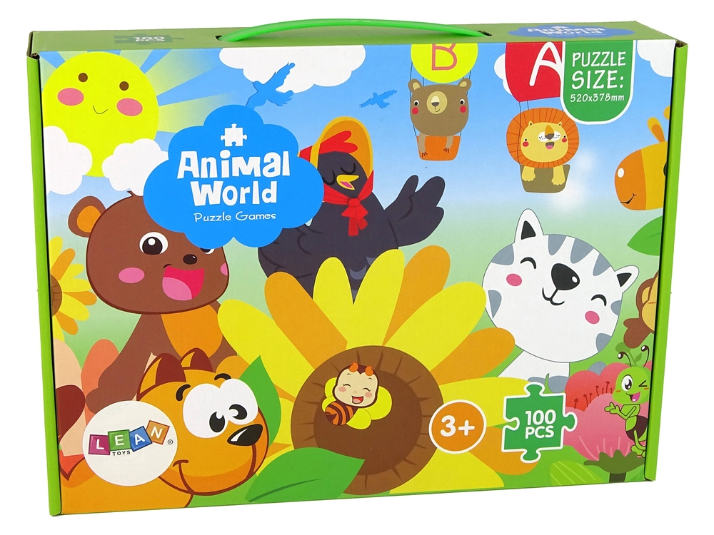 E-shop Lean Toys Zvieratká 100 dielov
