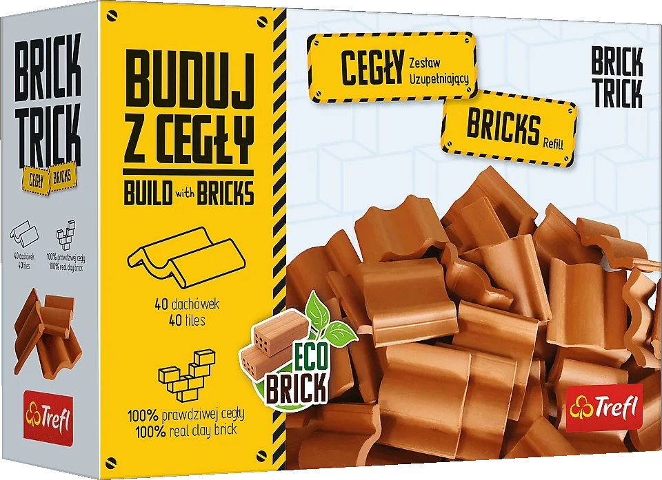E-shop TREFL BRICK TRICK Náhradní balení střešních tašek 40ks