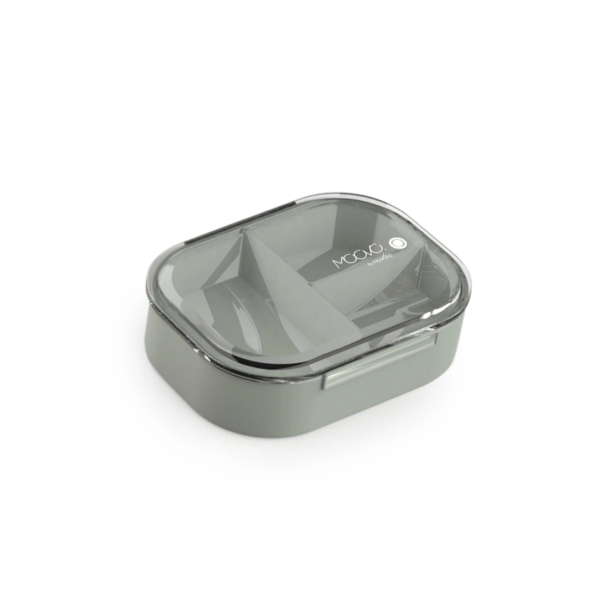 Nuvita Lunch Box desiatový box Sage Green 490 ml