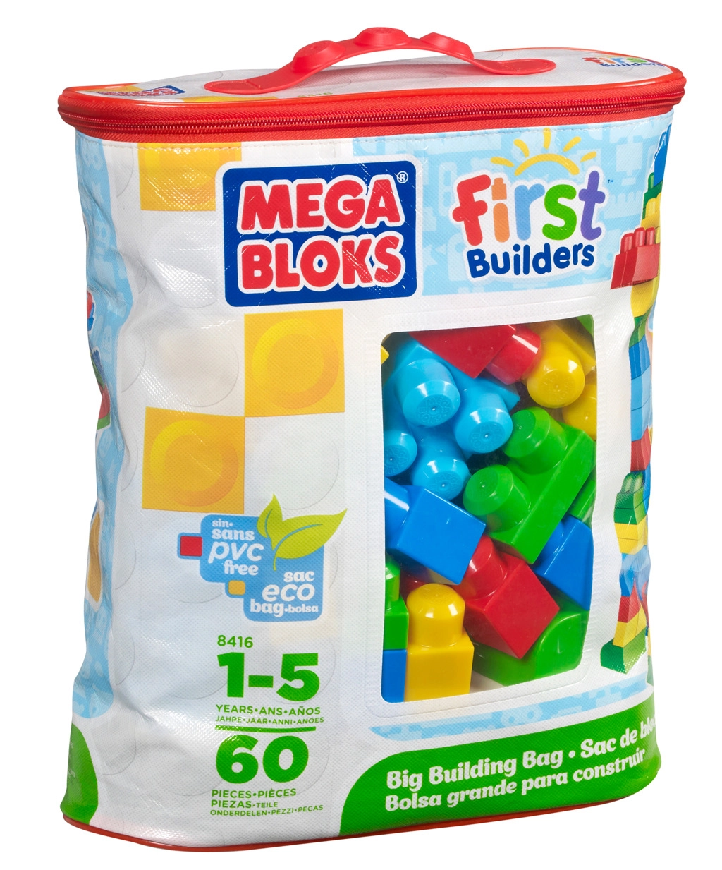 E-shop Mega Bloks First Builders Big Building bag boys 60 ks