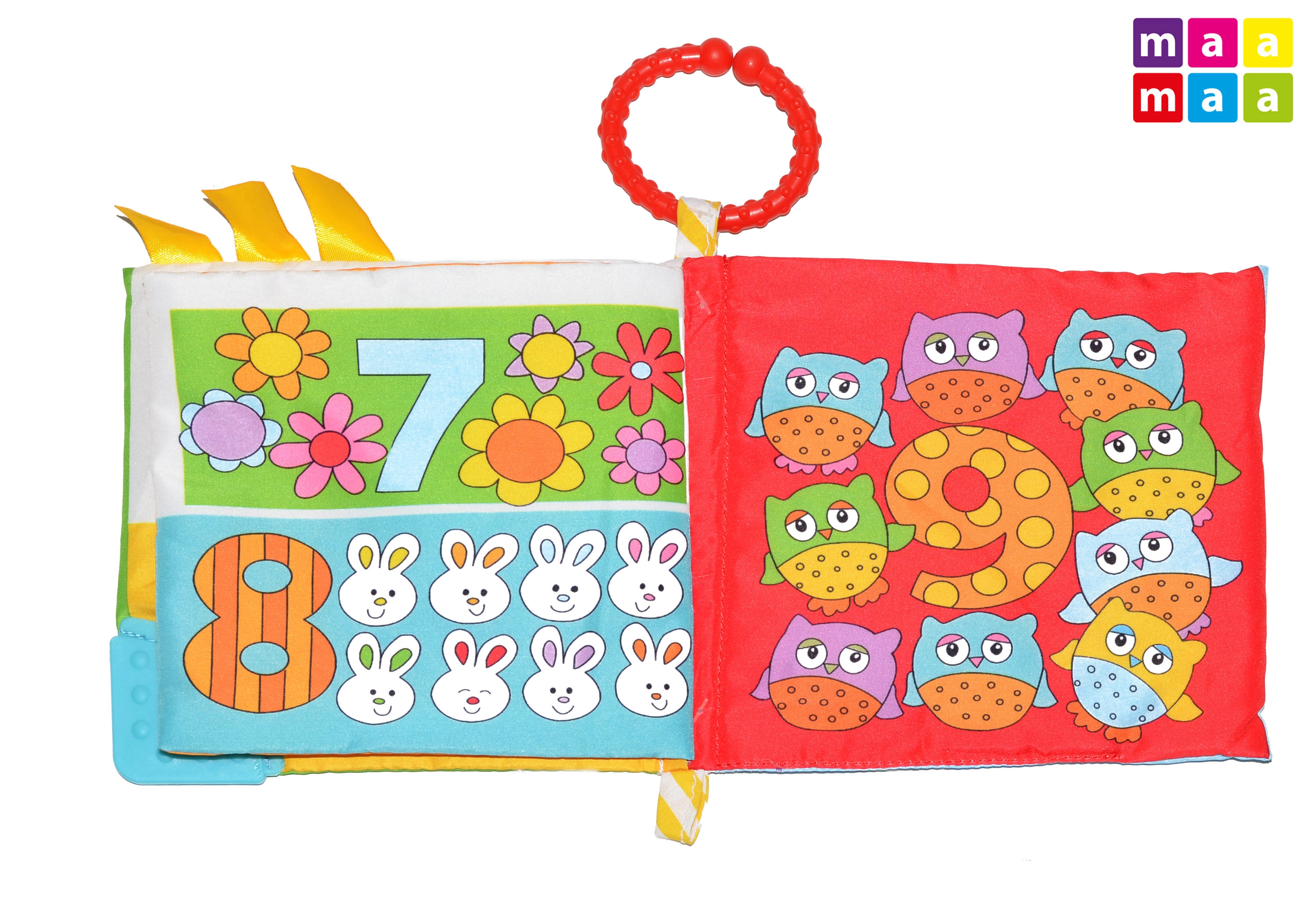 E-shop MaaMaa knížka látková 15x15 cm