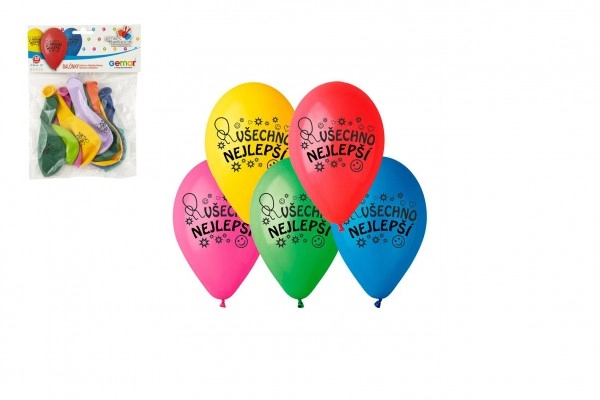 E-shop Smart Balloons Balónik nafukovacie 10 '' priemer 26cm Všetko najlepšie