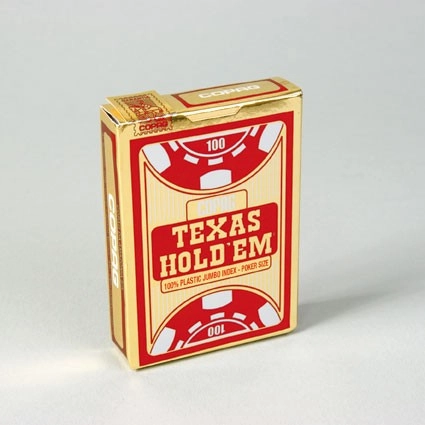 E-shop Karty na poker Texas Hold’em – plastové, veľký index, 54 kariet