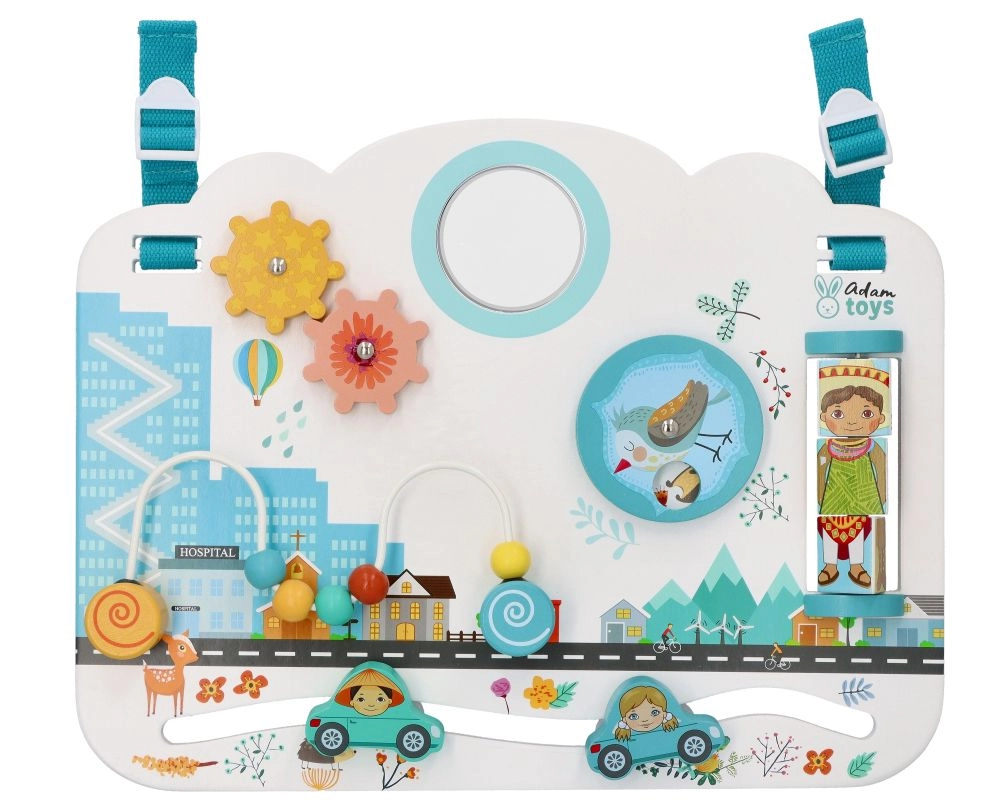 E-shop Adam Toys edukační závesná tabuľa Mestečko