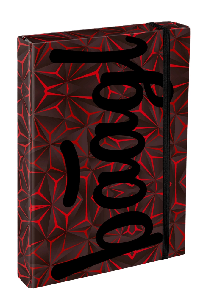 E-shop Baagl A4 Jumbo Red Polygon