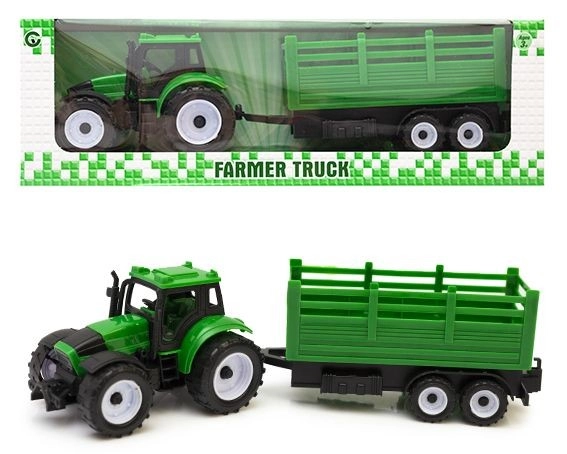 Traktor s prívesom - 1 kus