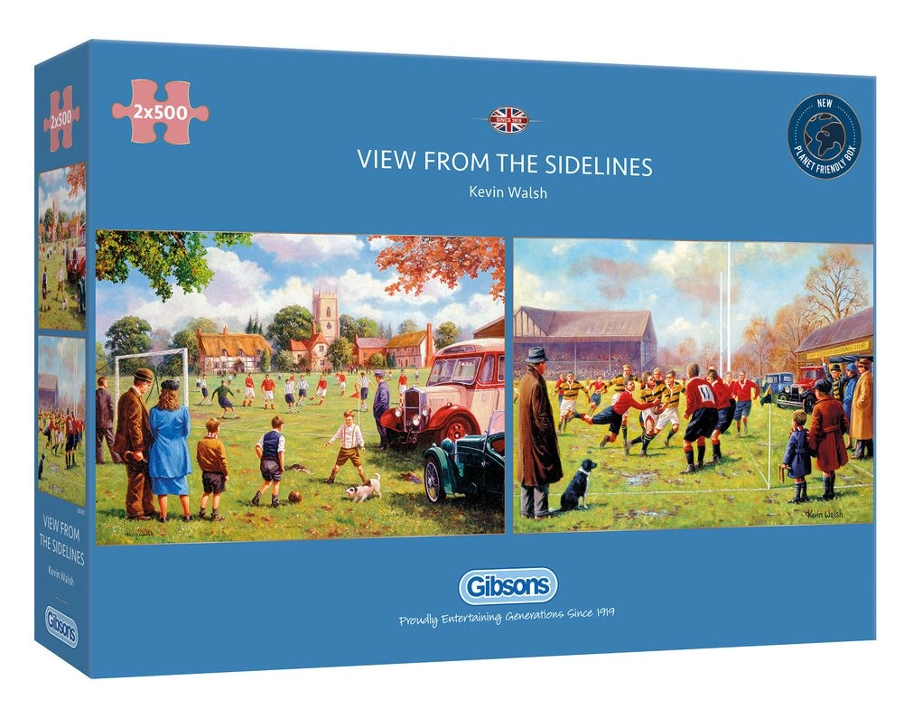 E-shop Gibsons Puzzle Pohľad od postrannej čiary 2x500 dielikov