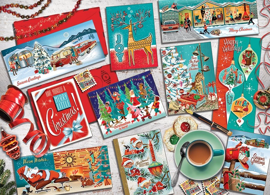 E-shop Cobble Hill Mid Mod Season's Greetings 1000 dielov