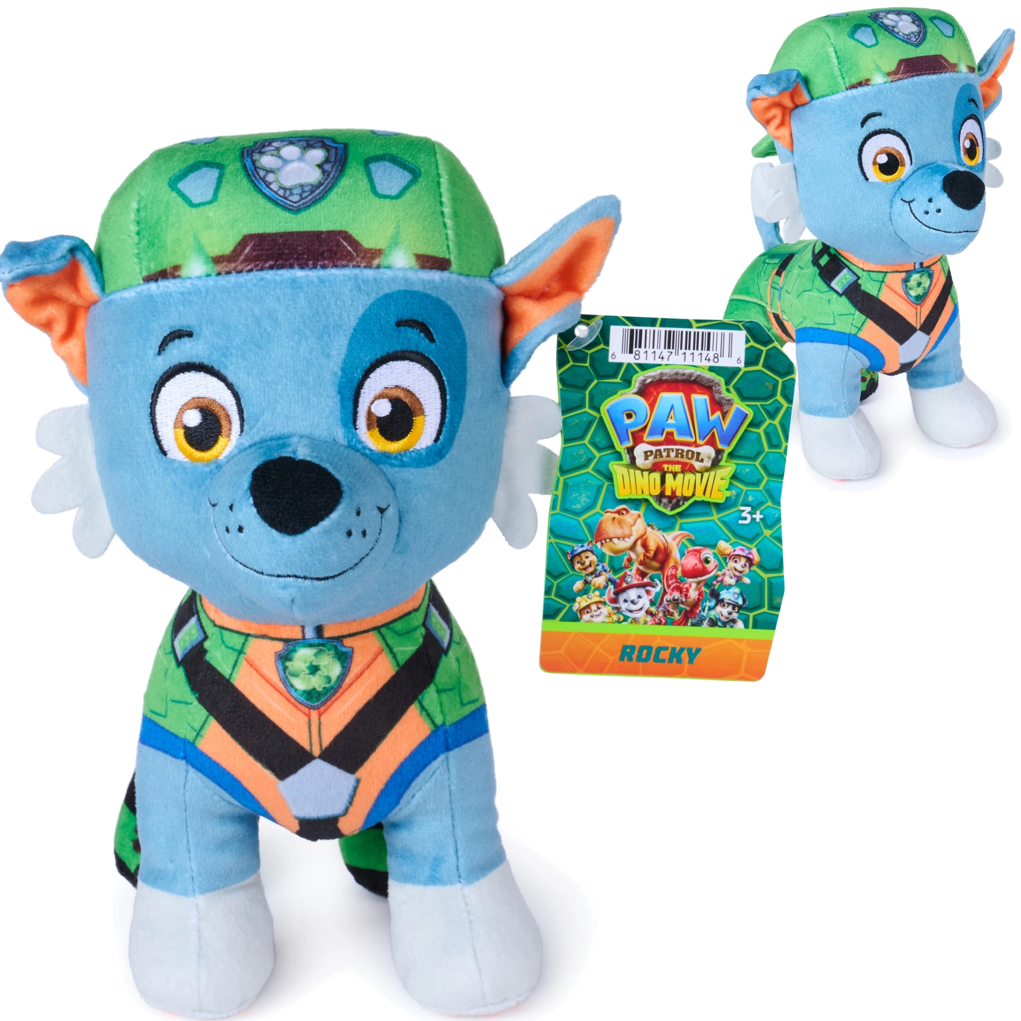 Spin Master PAW Patrol Dino filmový plyšák Rocky 20 cm - 1 kus